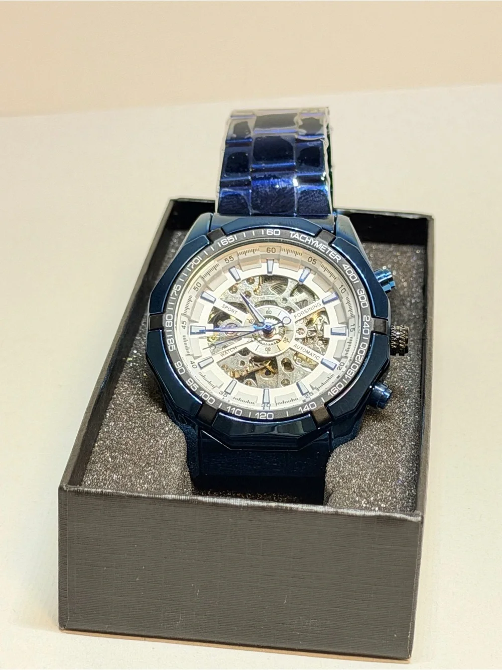 Blue Metallic TM340 Dial Men's Watch